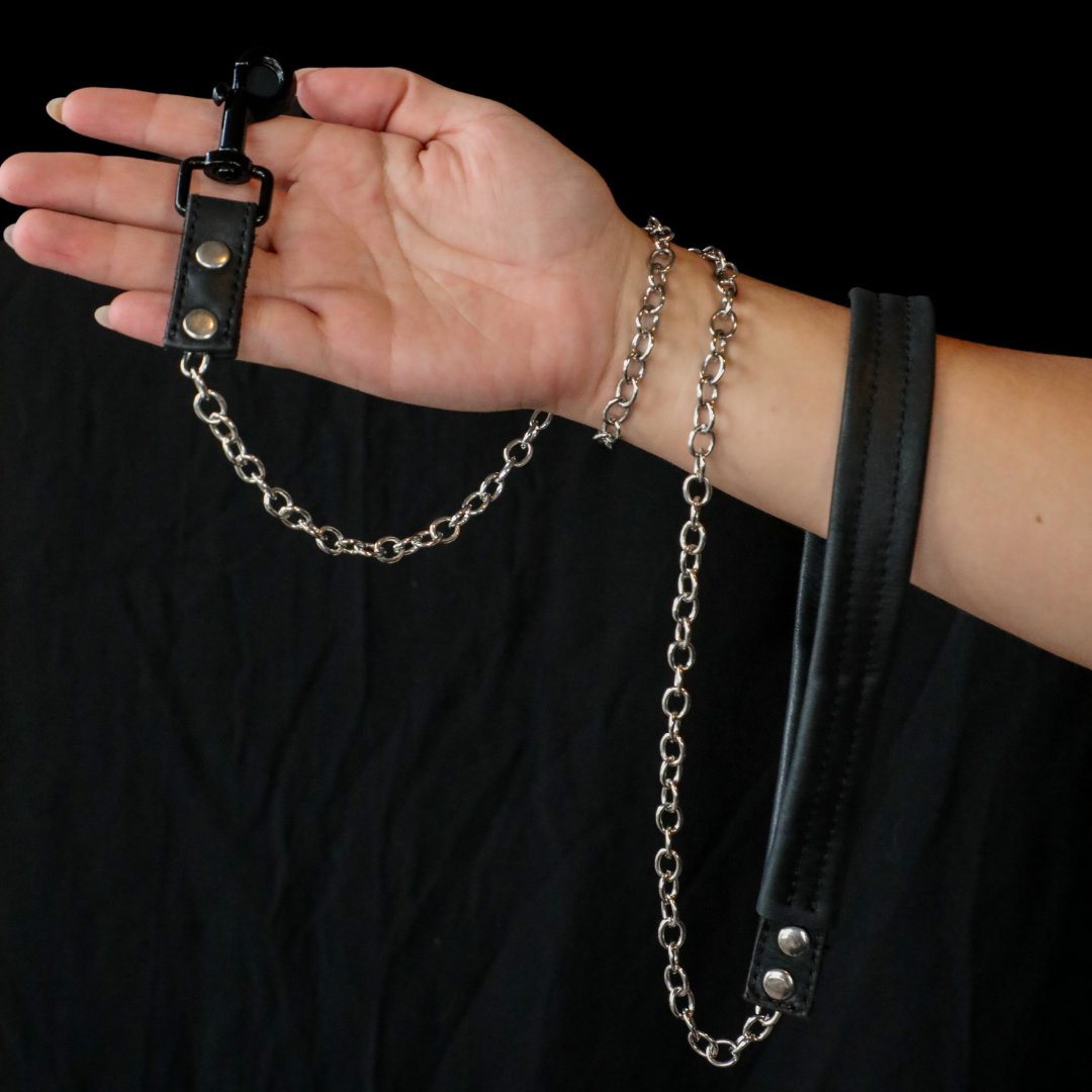 Chain & Leather Leash